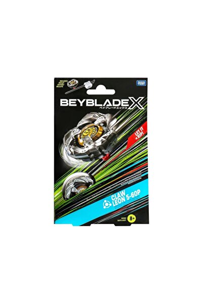 BEYBLADE X Claw Leon 5-60P Fırlatıcı Dahil Dönüşlü Savaş Topaçı – Orijinal Takara Tomy