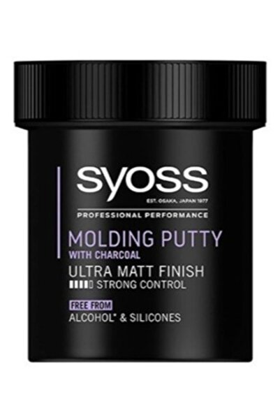 Syoss Fiber High Control Şekillendirici Mat Wax Yüksek Tutuculuk- Karbon 130ml