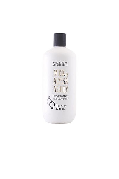 Alyssa Ashley Lotiune hidratanta de corp si maini cu efect de catifelare Alyssa Ashley Musk 500 ml