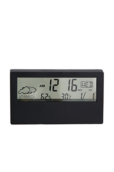 Choice Black LED Thermometer Thermo-Hygrometer Multifunction Electronic Temperature Humidity Meter Weather