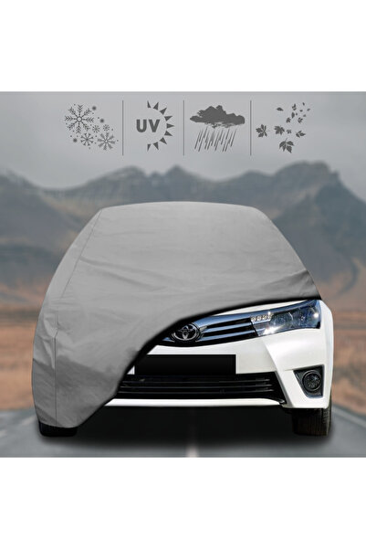 ULTRASHOP Toyota Corolla (2012 - 2018) Oto Branda Su Geçirmez Miflonlu Araba Brandası Klipsli Araba Çadırı