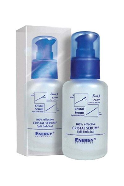 Energy Cosmetics سيروم إنرجي كريستال للشعر المتقصف والتالف، شفاف، 60 مل