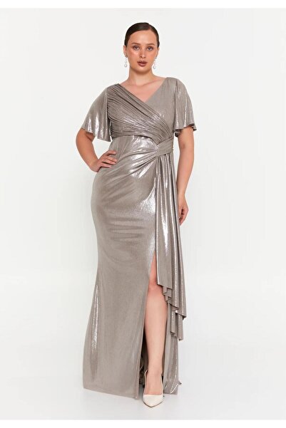 MAXXE 6038SIM LAME SİMLİ ELBİSE