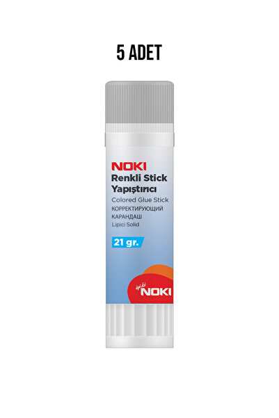 Noki Renkli Stick Yapıştırıcı 21 gr 5 Adet
