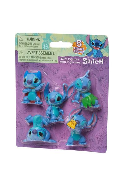 JustPlay Set of 5 Disney Stitch minifigures