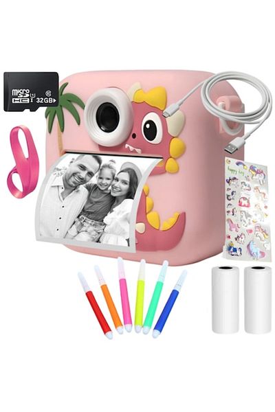 SMARTIC Camera, Instant Print, Full HD 1080p, 2.4”, 800mah, Games, Mp3, Memory Card Gift