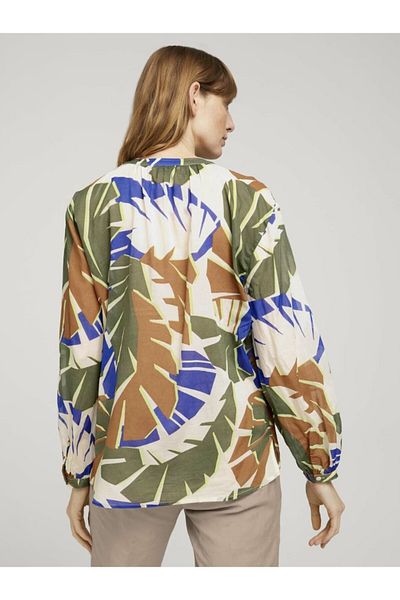 Tom Tailor - Bluză multicoloră cu print abstract