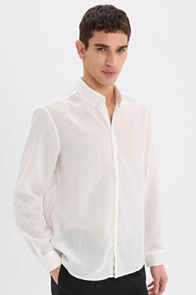 DeFacto White Men's Shirt E1204Ax/Wt32
