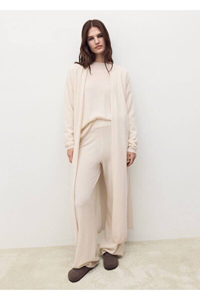 MANGO Woman %100 kaşmir uzun tasarım hırka