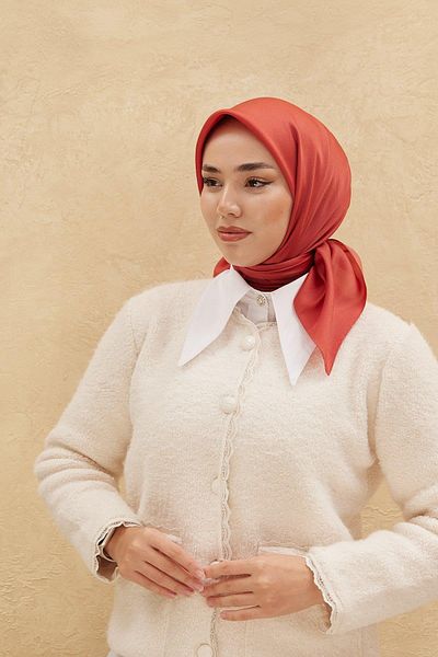 Silk Home Απλό γυαλιστερό κασκόλ 75006-37