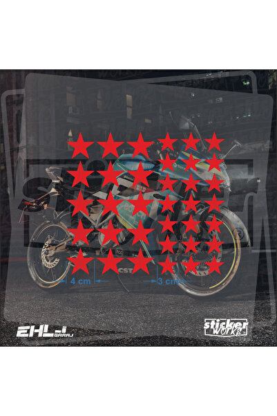 Sticker Works 36 Pieces Star Pattern Sticker