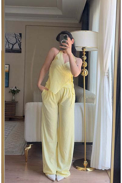 SANDY FASHİON Side Tie Set