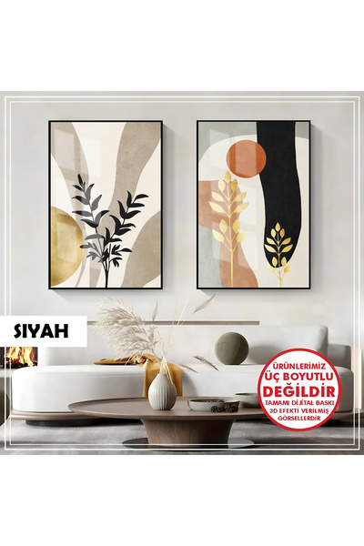 Harikabirev HARİKABİREV | COMBINAT DE FRUNZE AURIE-GRIS (BOHEM) | TABLO DE ST...