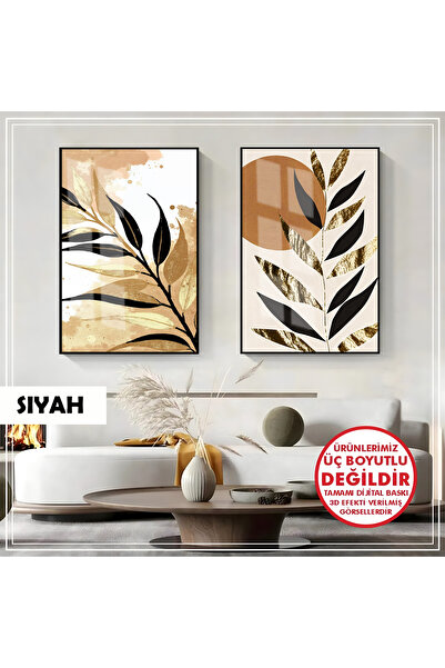 Harikabirev HARİKABİREV | COMBINAT DE FRUNZE DE CREAMA DE AUR (BOHEM) | TABLO...