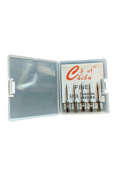 CHIBA Set 5 Ace pentru pistol profesional de agatat etichete, cu fir fin, inox, 33 mm, marca Chiba