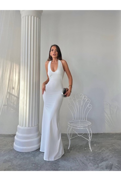 Generic Brand Maxi Halter Dress