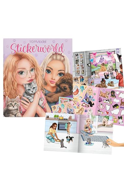Top Model Topmodel Cats and Dogs Sticker Book