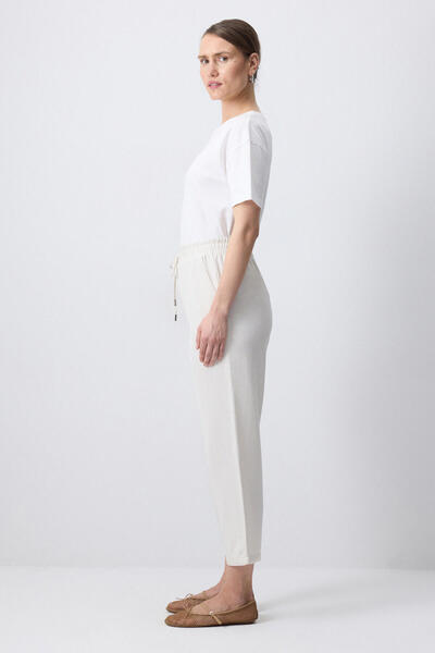 Touché Privé PANTALONI DE CAROTA CU TEXTURA DE IN