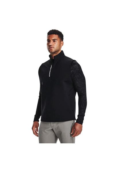 Under Armour , Daytona Golf Slant Pocket Waterproof Vest, Black, S