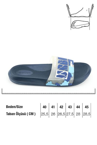 GEZER Men's Summer Pu Wet Floor Ev Bathroom Garden Pool Slippers