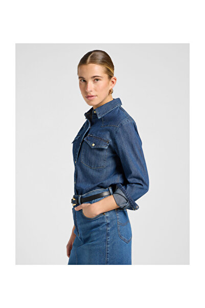 Lee Normál szabású western stílusú farmer ingek