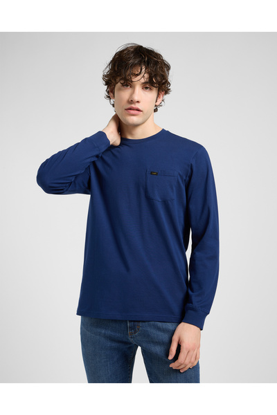 Lee Koszulka z kieszeniami LS TRUE NAVY
