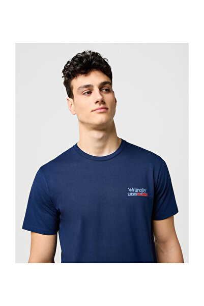 WRANGLER MALÉ TRIČKO AMERICANA, MODRÁ BARVA (NAVY)