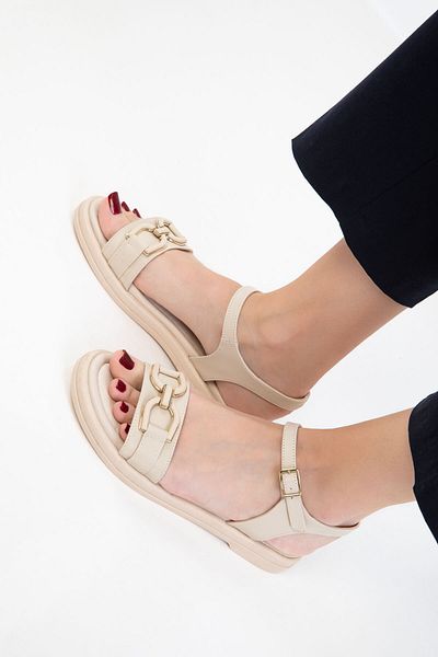 SOHO Beige Women's Sandals 20733