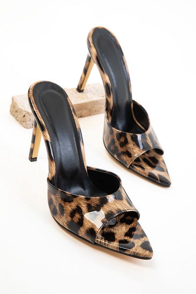 SOHO Pantofi clasici cu toc pentru femei Leopard 20732