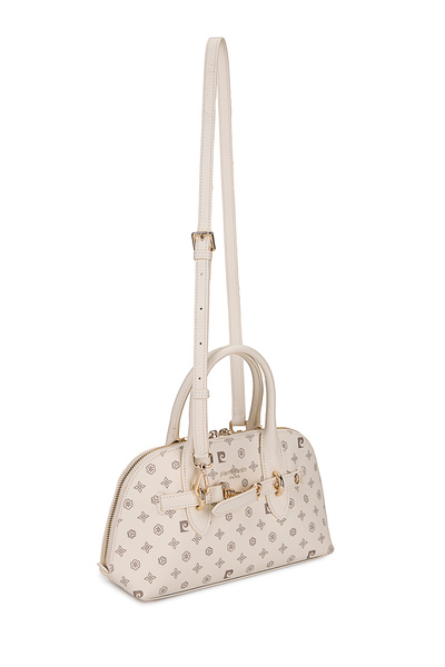 Pierre Cardin White Monogram Women's Cross Shoulder Bag 05Po25Y10339