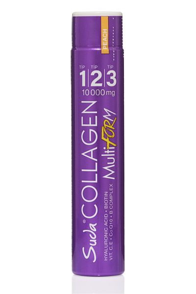 Suda Collagen MultiForm 40mlx30 ببتيد الكولاجين بنكهة الكولاجين - 10000 ملغ من النوع 1 - النوع 2 - النوع 3