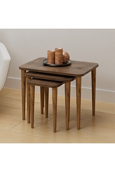 Monte Sehpa Ceviz Letto Zigon Sehpa