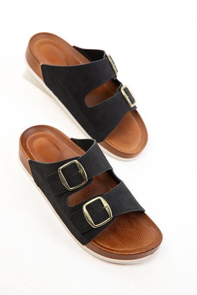 SOHO Black Women's Slippers 20735