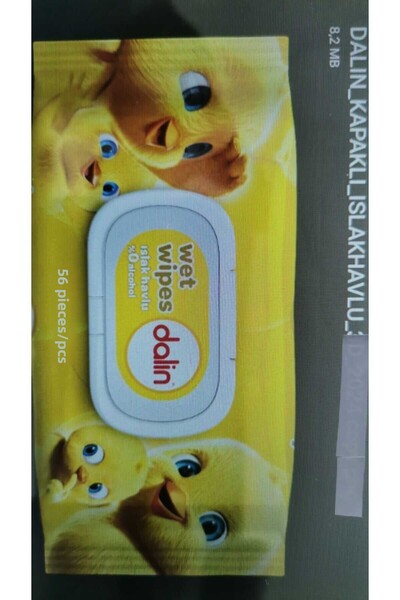 Dalin مناديل مبللة كلاسيكية 2 قطعة 3x56 ورقة 168 ورقة غطاء بلاستيكي 3 عبوات