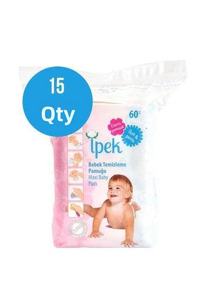 İpek Hydrophilic Maxi Baby Pad 60 Pieces 15 Pieces