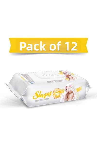 Sleepy Sensitive Wet Towel 12X90 1080 Sheets