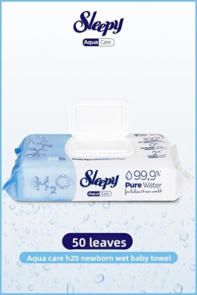 Sleepy Aquacare H2O Newborn Wet Baby Towel 50