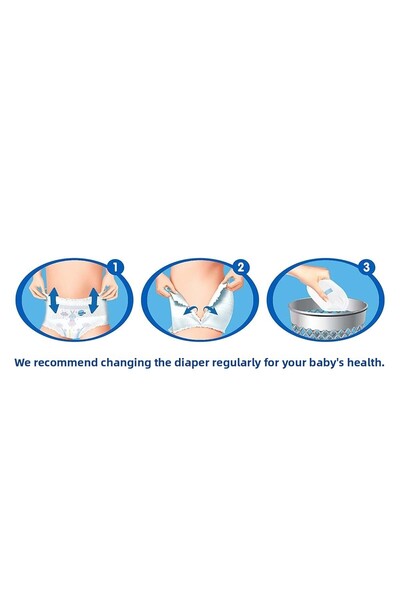 Molfix Baby Diaper Panties - Size 5: (12-17KG) Junior 132 Pieces Monthly Offer Package