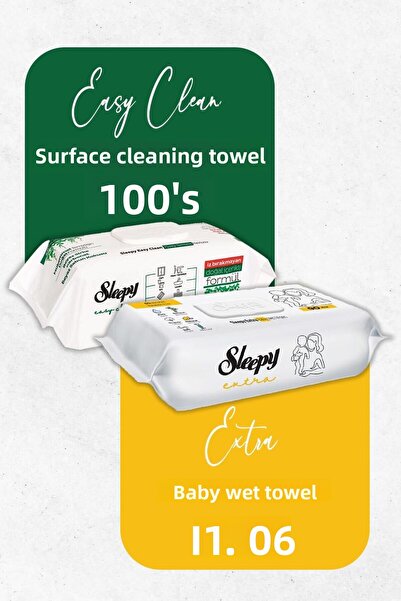 Sleepy منشفة أطفال مبللة للغاية مقاس 90 بوصة - منشفة تنظيف 100 بوصة