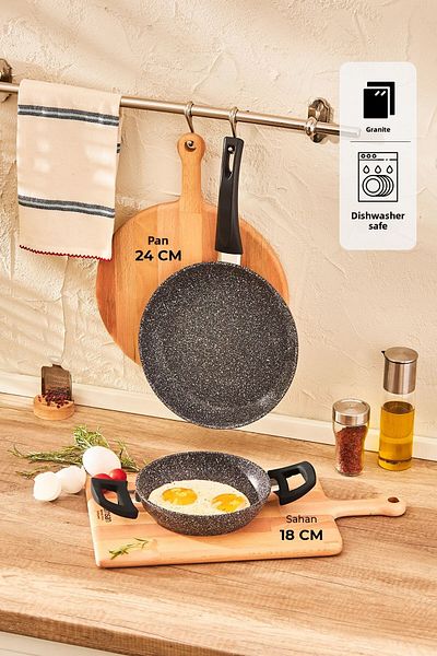 Emsan Luna 2 Piece Pan and Pan Set