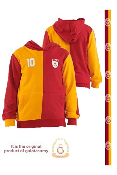 Galatasaray Licensed Hooded Text Oktay Sweatshirt