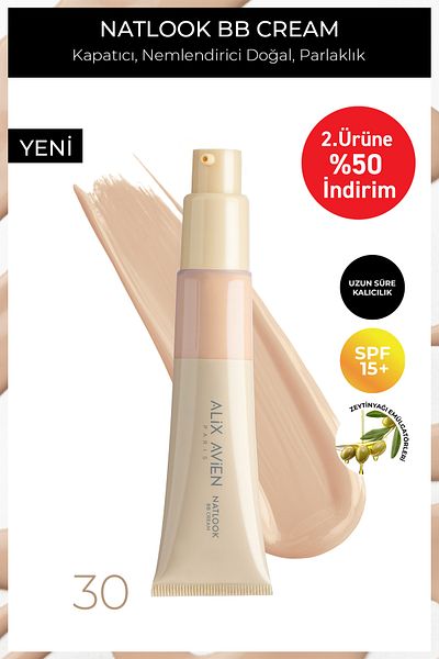 Alix Avien Spf15 Factor Moisturizing Bb Cream for Natural Radiance - Natlook Bb Cream 30 Medium