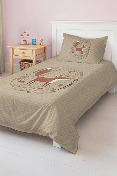 Realhomes Nature Themed Vintage Fox Patterned Single Children's and Teenager'...