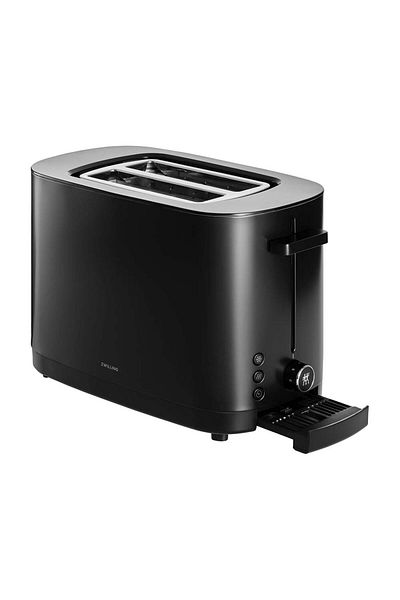 ZWILLING Kea Black Toaster - 2 Slots and 2 Slices