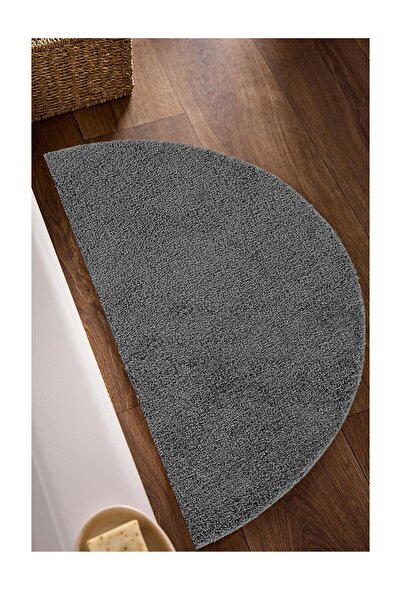 EUROBANO Luna Half Moon Non-Slip Base Washable 40X80 cm One Piece Bathroom / Balcony Mat