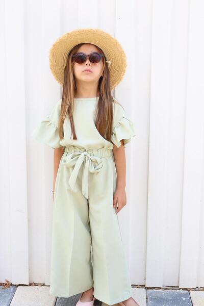 MiaBaby Σετ κοστούμι δύο τεμαχίων με μανίκια κορεατικού στυλ