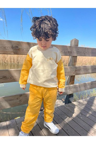 MiaBaby DOUBLE COLOR SWEAT TWO STRING TRACKSUIT