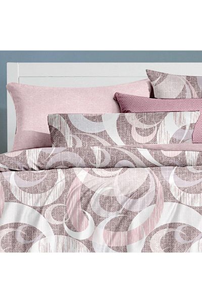 Favourite Vivert Pink Multicolor Print Duvet Cover Set Twin, Double, 4 Piece Set