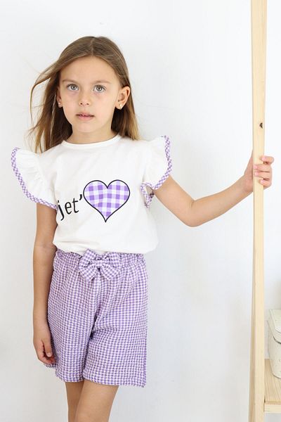 MiaBaby Jet Love Printed Double Suit Set