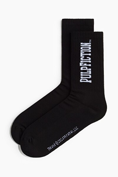 H&M Motif Detaylı Çorap